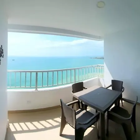 Hotel Hermoso Apartamento Vista Al Mar. Edf Palmetto 1 . *