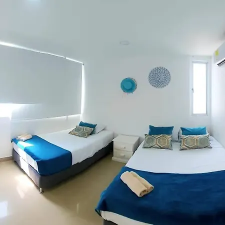 Hermoso Apartamento Vista Al Mar. Edf Palmetto 1 . * Cartagena